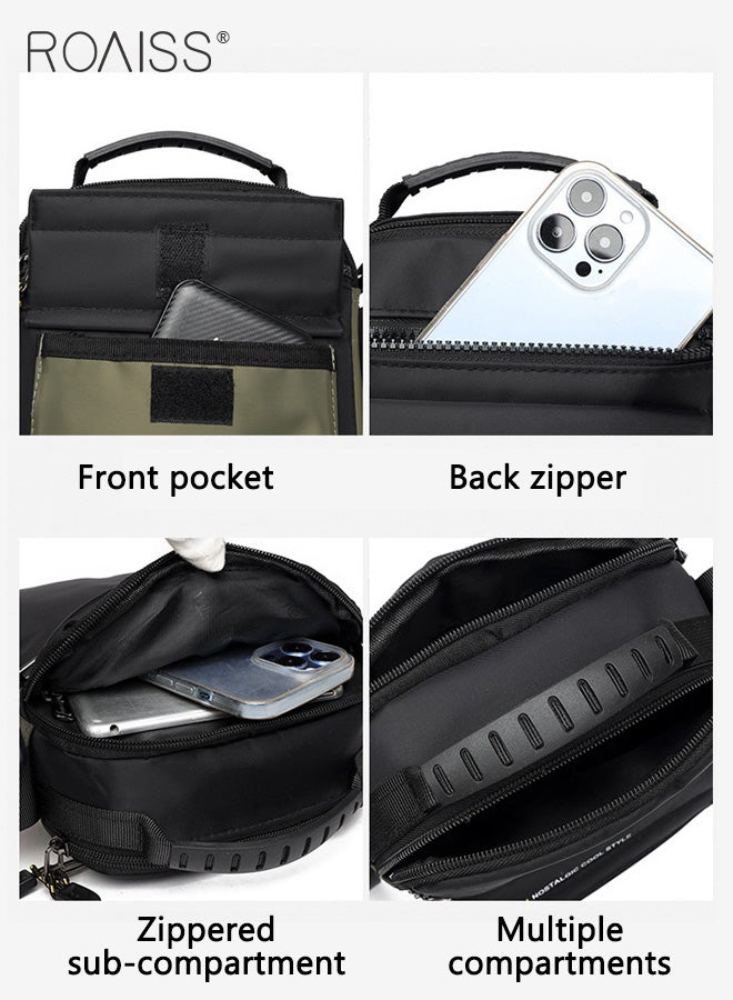 رويس حقيبة كروس للرجال خفيفة الوزن ومقاومة للماء للاستخدام في الهواء الطلق مثالية للمناسبات غير الرسمية والتنقل بأسلوب عمل أنيق - Image 4